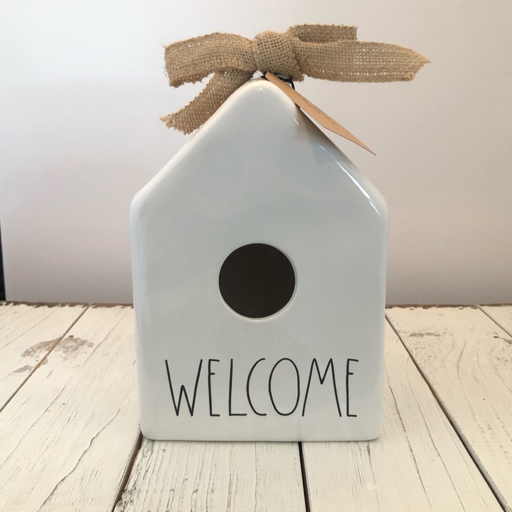 Rae Dunn “Welcome” Birdhouse